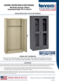 18"d Wardrobe Storage Cabinet - Unassembled Models 1471 & CVD1471 (1750918)